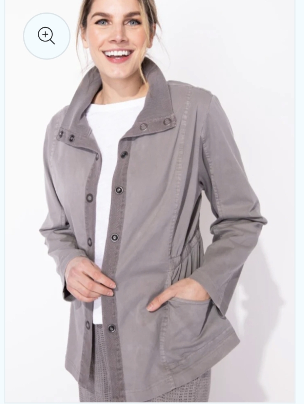 Habitat Lightweight Salt Wash  Snap Front Jacket Sz.XL NWT